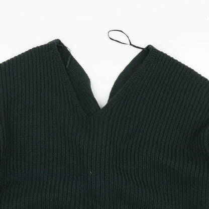 Womens UK Size M New Look Green Pullover Jumper
