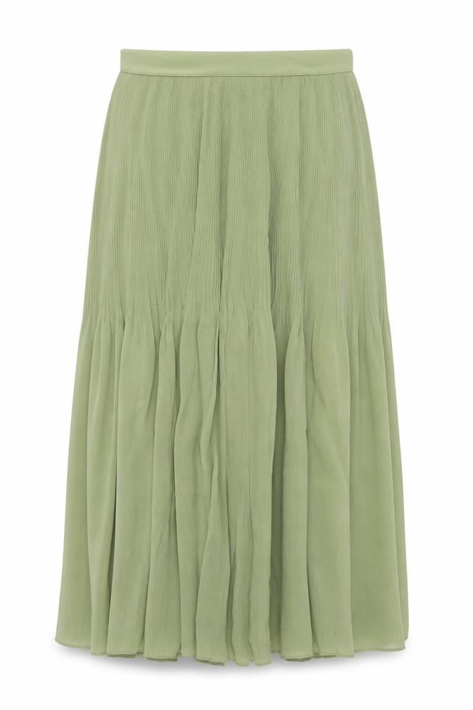 Womens UK Size 20 Marks and Spencer Pleated Jersey Skirt