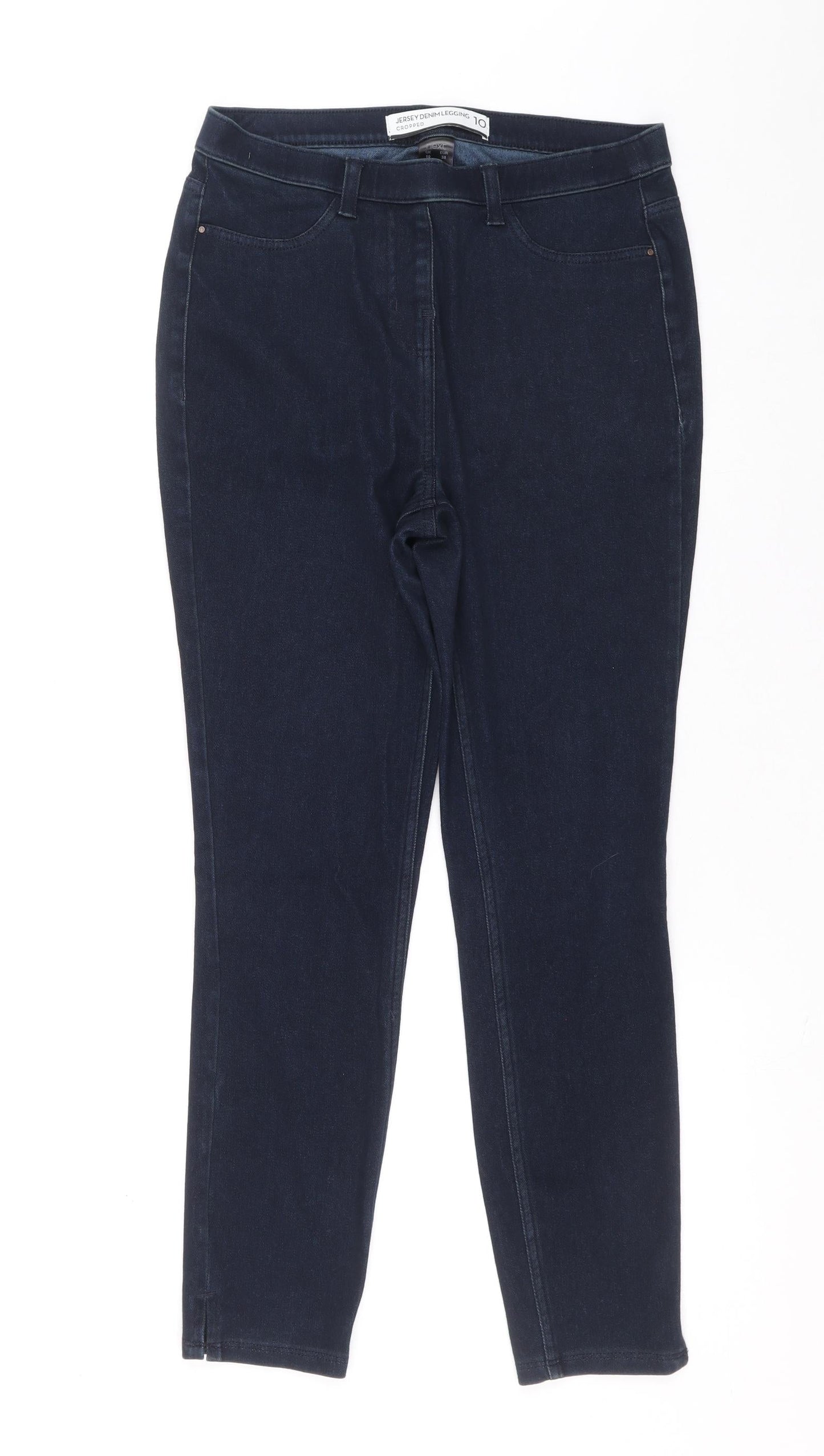 NEXT Womens Blue Coir Skinny Jeans Size 10 L25 in Slim Tie