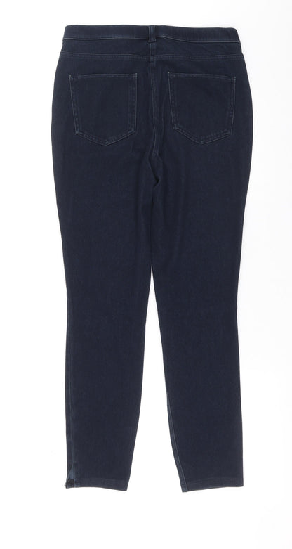 NEXT Womens Blue Coir Skinny Jeans Size 10 L25 in Slim Tie