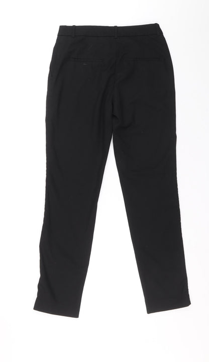 Womens UK Size 36 H&M Regular Fit Carrot Black Trousers