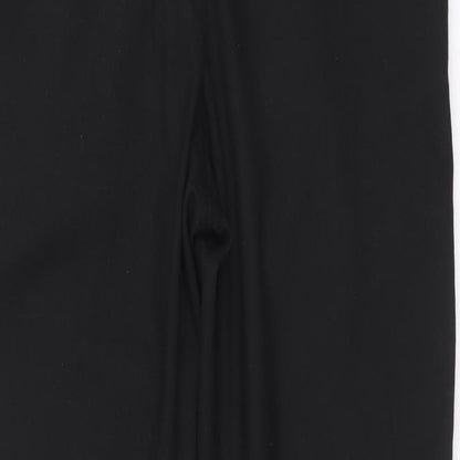Womens UK Size 36 H&M Regular Fit Carrot Black Trousers