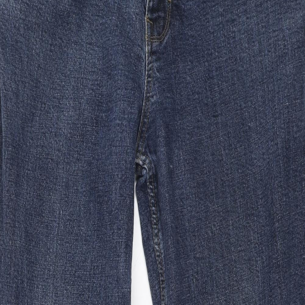 Mens UK Size  Preworn Regular Fit Straight Blue Jeans