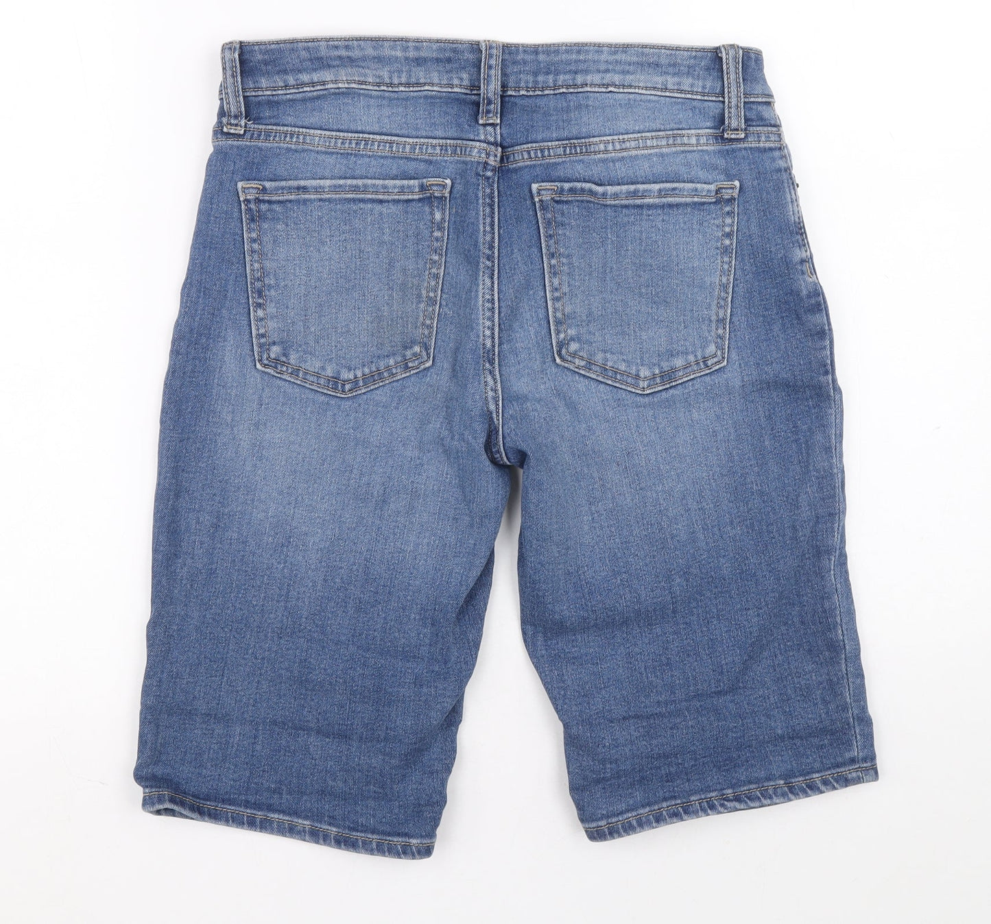 Gap Womens Black Cotton Chino Shorts Size 4 L12 in Relaxed Button