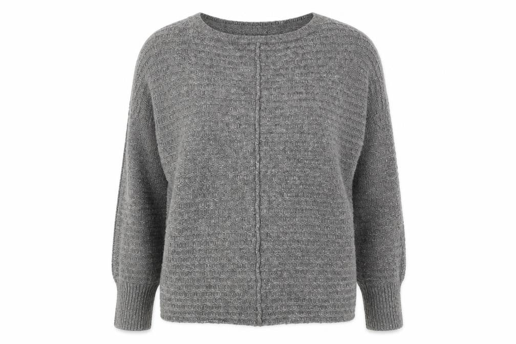 Womens UK Size S New Look Grey Pullover Jumper