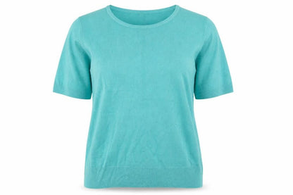 Womens UK Size 12 Classic Blue Basic Blouse