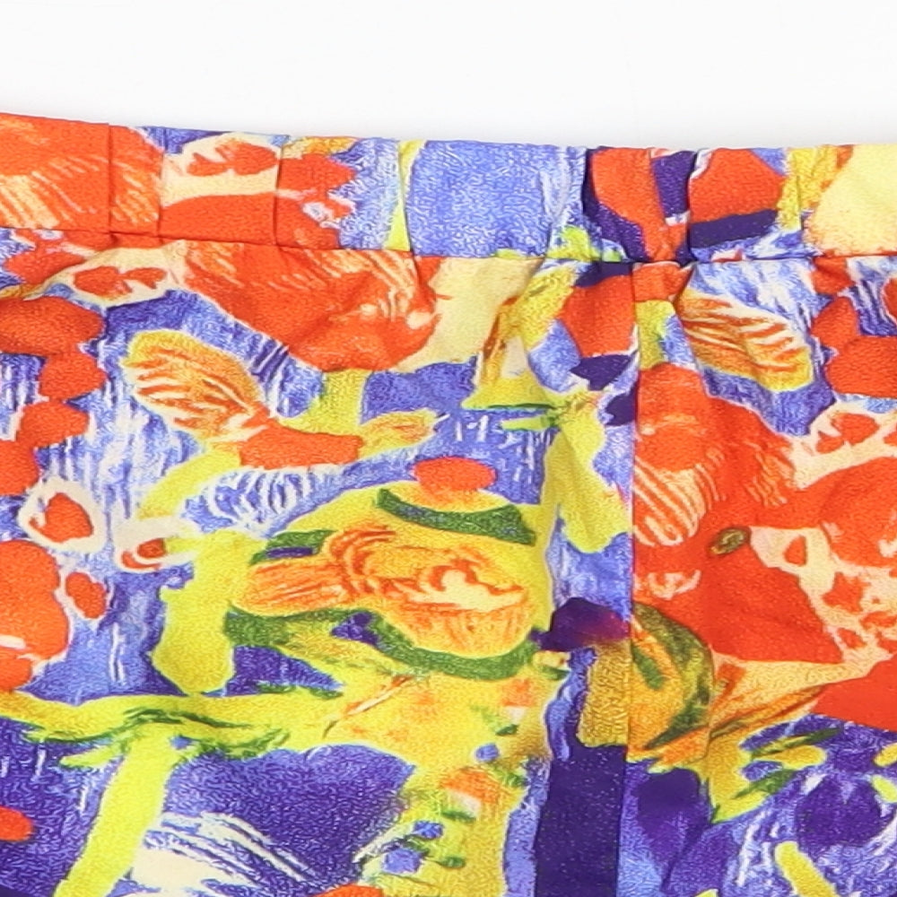 SheIn Womens Multicoloured Geometric Polyester Hot Pants Shorts Size 2XL L15 in Regular