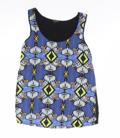 Womens UK Size 8 River Island Multicoloured Basic Tank