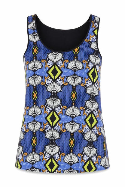 Womens UK Size 8 River Island Multicoloured Basic Tank