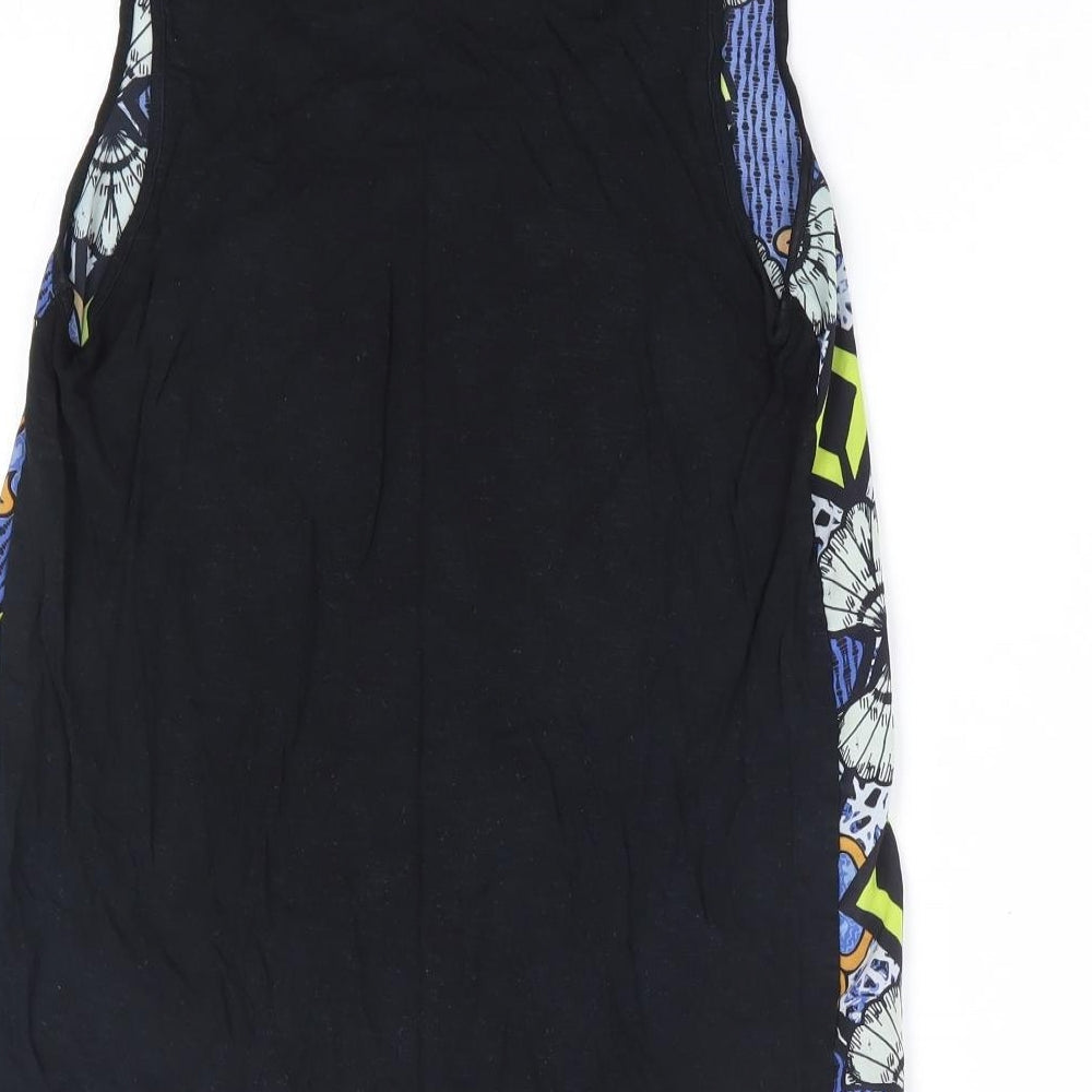 Womens UK Size 8 River Island Multicoloured Basic Tank