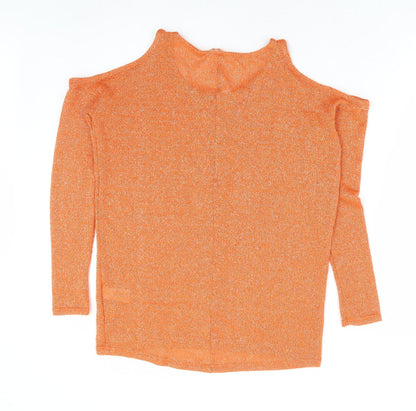 Womens UK Size 8 NEXT Orange Pullover Jumper