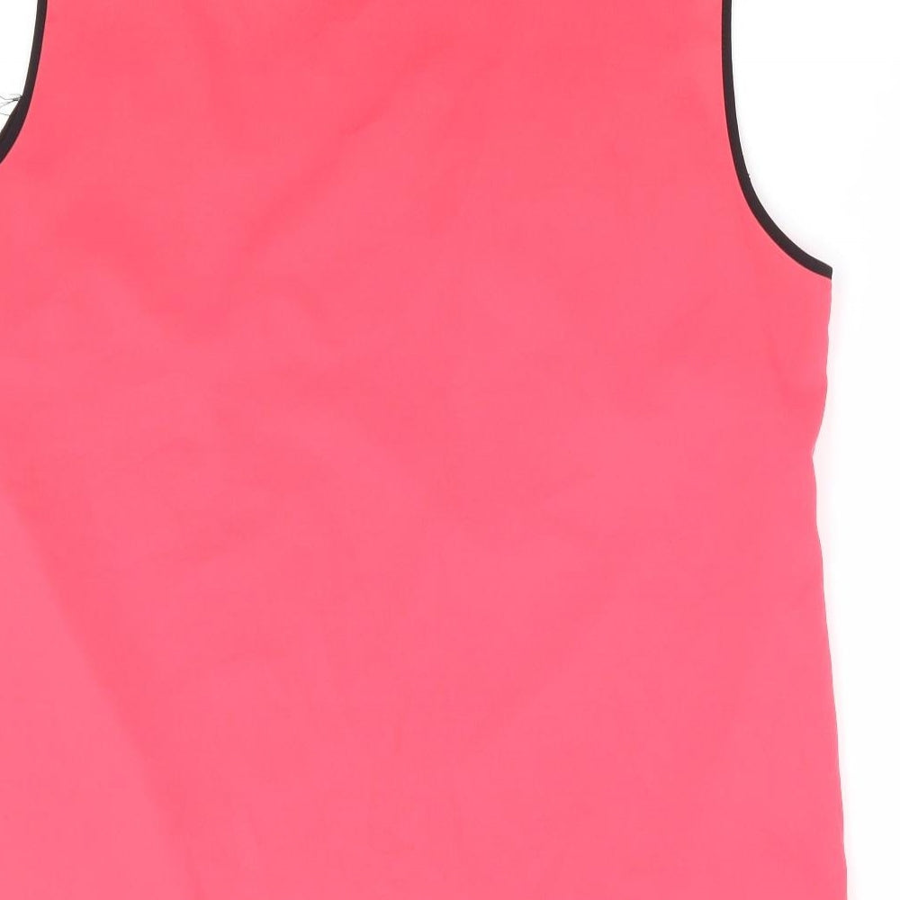 George Womens Pink Polyester Basic Blouse Size 18 Round Neck - Lace Detail