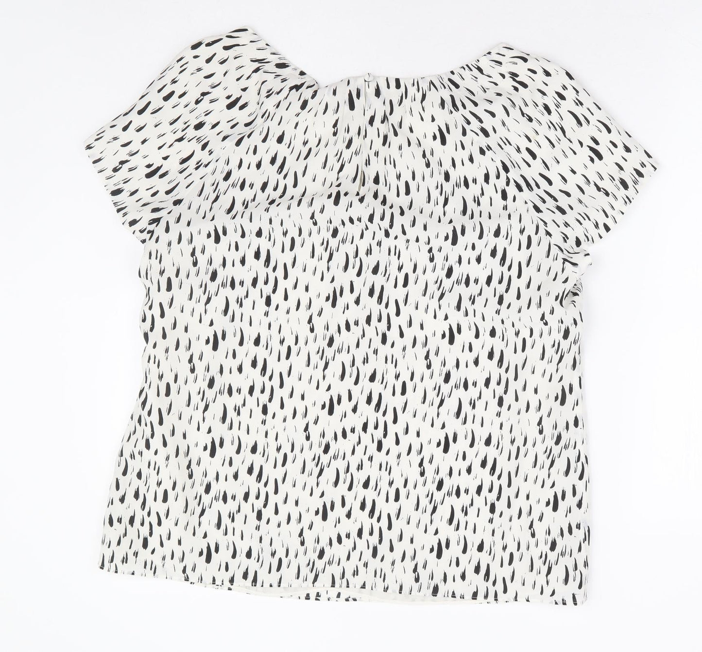 Womens UK Size 16 Monsoon White Basic Blouse