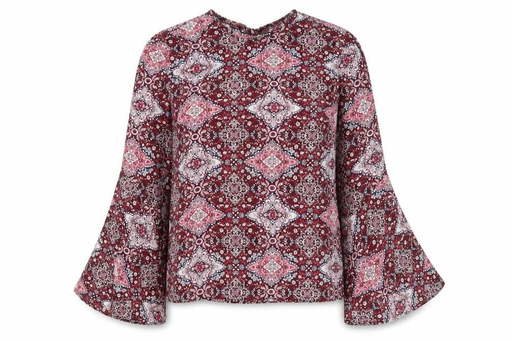 Womens UK Size 6 Primark Red Basic Blouse