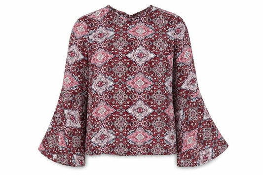 Womens UK Size 6 Primark Red Basic Blouse
