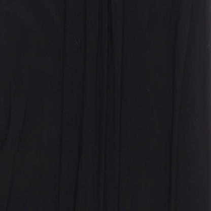 Roman Originals Womens Black Polyester Maxi Size 12 Halter Tie