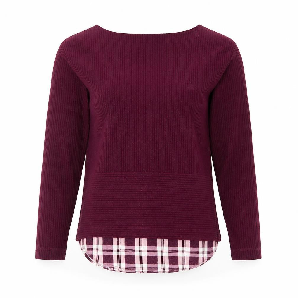 Womens UK Size 8 Marks and Spencer Purple Basic Blouse