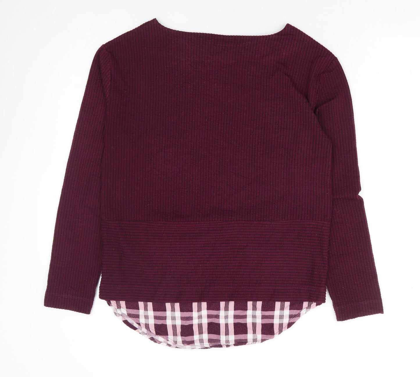 Womens UK Size 8 Marks and Spencer Purple Basic Blouse