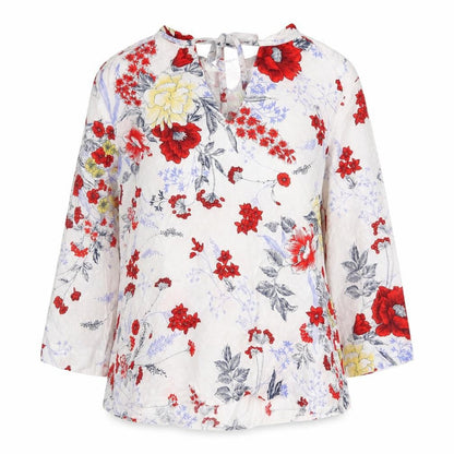 Womens UK Size 12 Marks and Spencer Multicoloured Basic Blouse