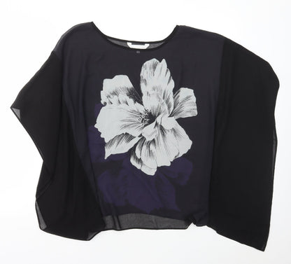 Womens UK Size 12 RJR.John Rocha Black Basic Blouse