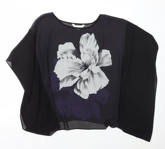 Womens UK Size 12 RJR.John Rocha Black Basic Blouse