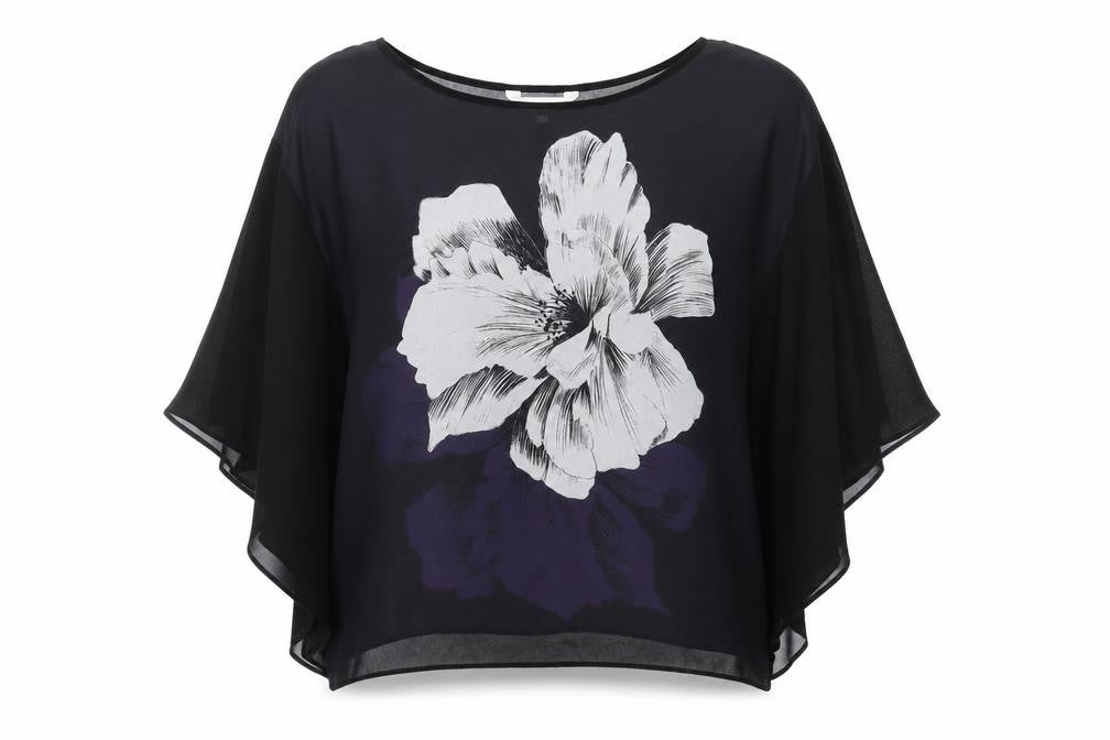 Womens UK Size 12 RJR.John Rocha Black Basic Blouse