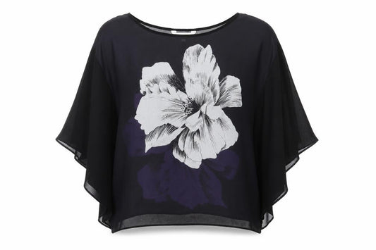 Womens UK Size 12 RJR.John Rocha Black Basic Blouse