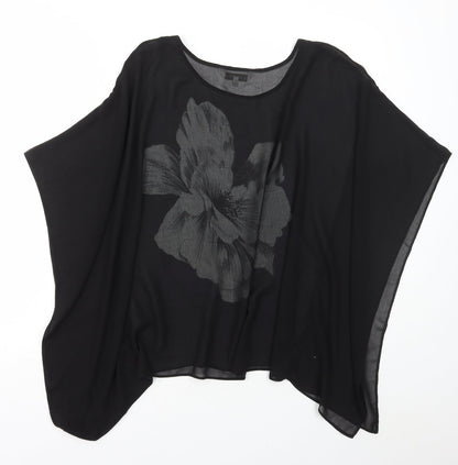 Womens UK Size 12 RJR.John Rocha Black Basic Blouse