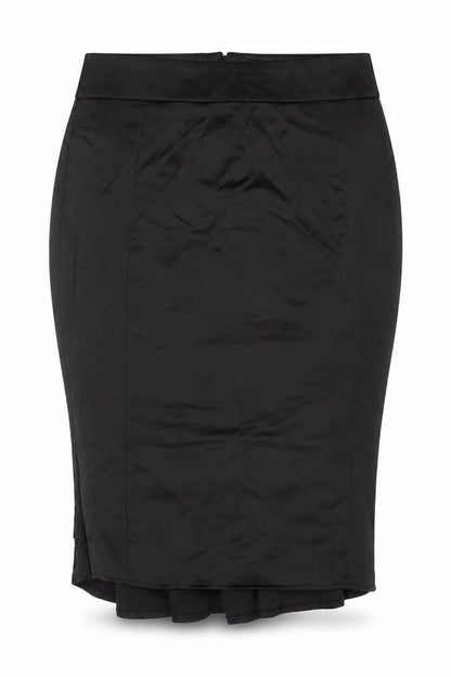 Womens UK Size 10 Topshop Straight & Pencil Satin Skirt