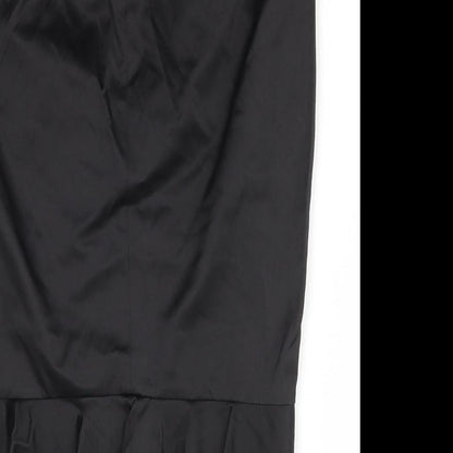 Womens UK Size 10 Topshop Straight & Pencil Satin Skirt