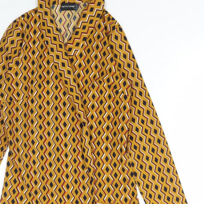 Womens UK Size 8 PRETTYLITTLETHING Yellow Jacket