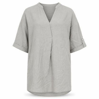 Viza Viz Womens Green Rayon Sheath Size 12 V-Neck Pullover