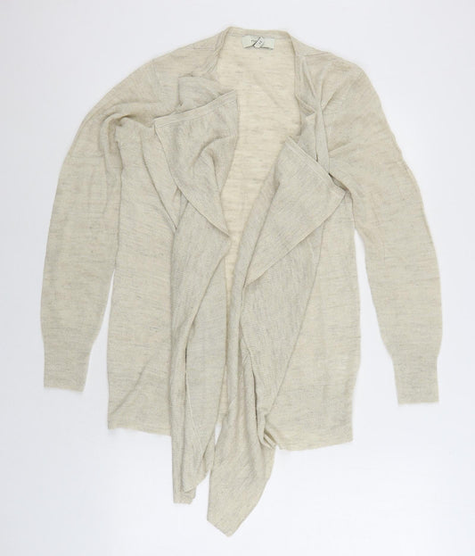 Womens UK Size 12 NEXT Beige Cardigan Jumper