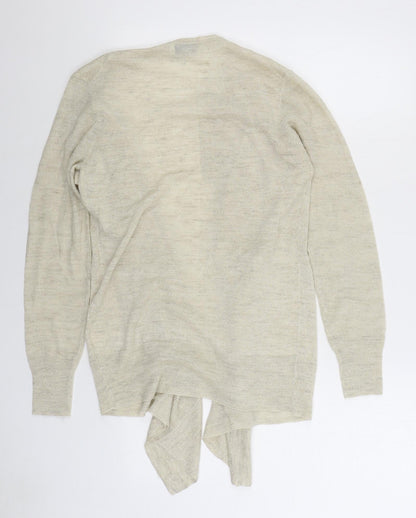 Womens UK Size 12 NEXT Beige Cardigan Jumper