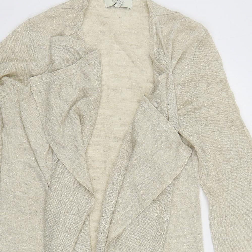 Womens UK Size 12 NEXT Beige Cardigan Jumper