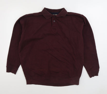 Mens UK Size L EWM Purple Pullover Sweatshirt
