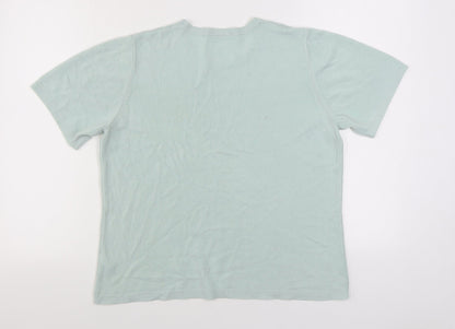 BHS Womens Green Round Neck Acrylic Pullover Jumper Size 18