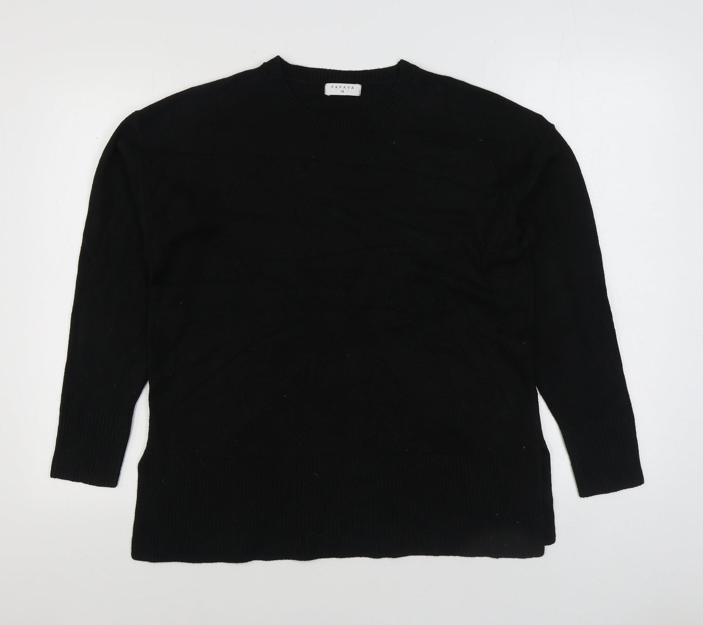Womens UK Size 14 Matalan Black Pullover Jumper
