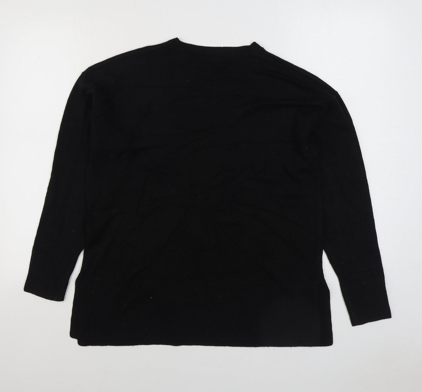 Womens UK Size 14 Matalan Black Pullover Jumper