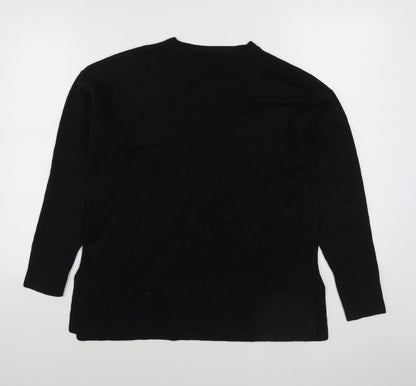 Womens UK Size 14 Matalan Black Pullover Jumper