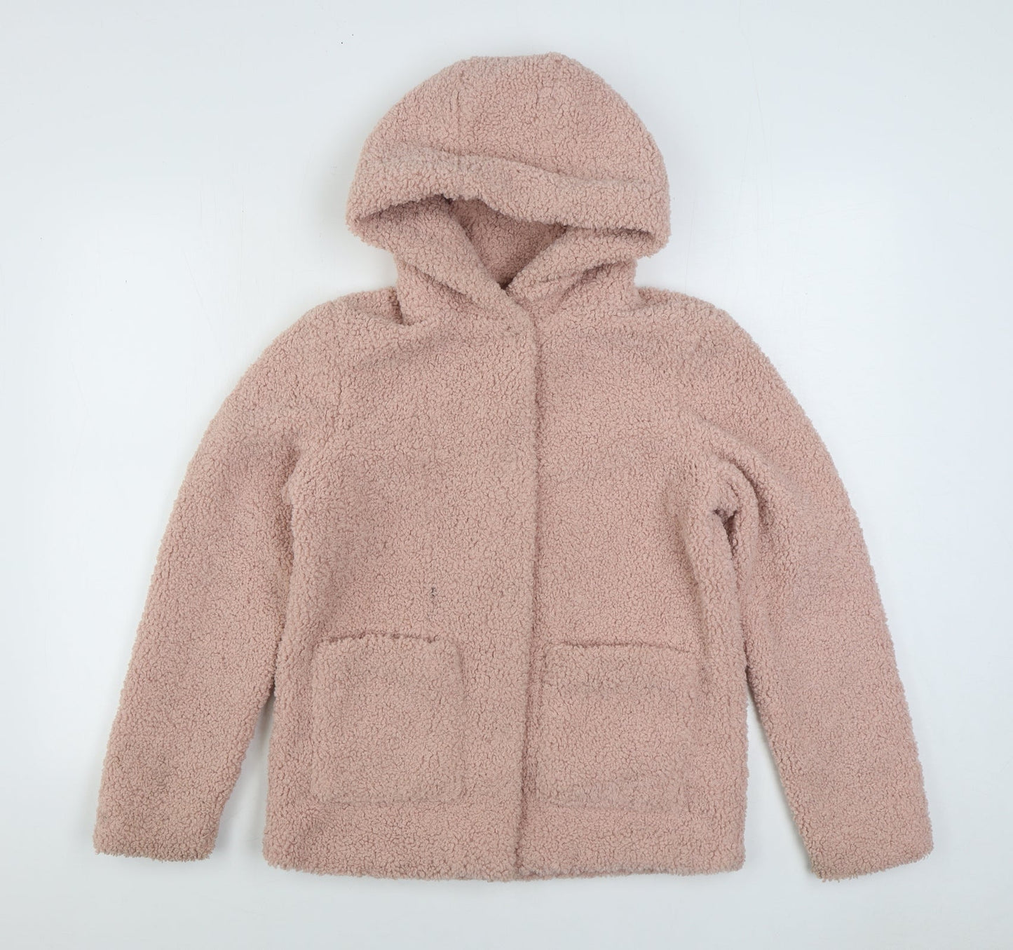 Nutmeg Girls Pink Jacket Size 12-13 Years Snap