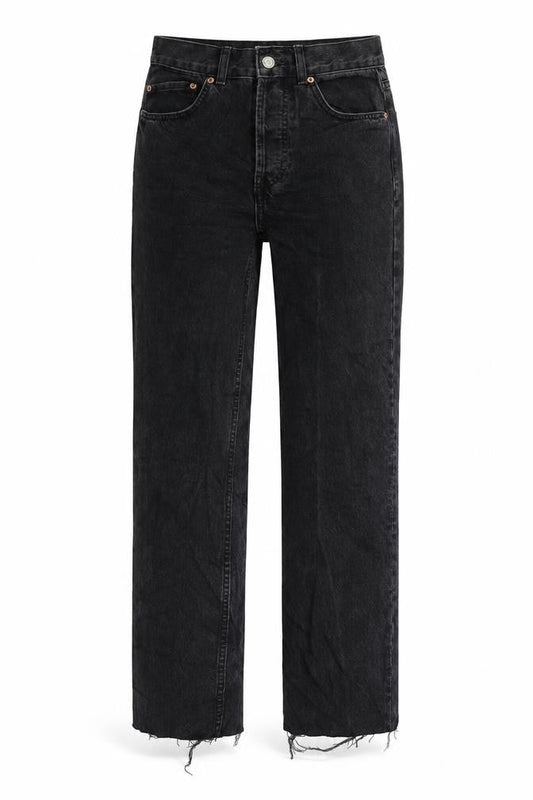 Womens UK Size 28 in ASOS Regular Fit Straight Black Jeans