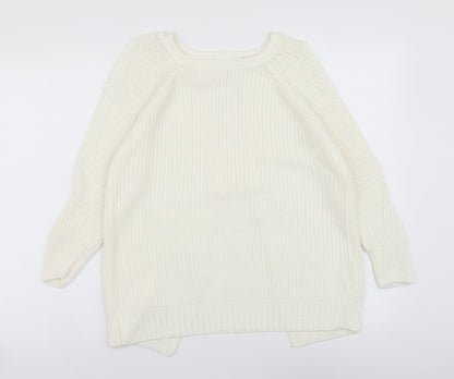 Womens UK Size 10 River Island Ivory Pullover Jumper