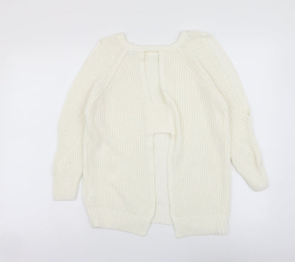 Womens UK Size 10 River Island Ivory Pullover Jumper