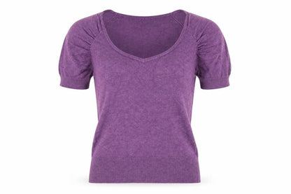 Womens UK Size 10 Warehouse Purple Pullover Jumper