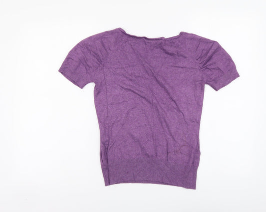 Womens UK Size 10 Warehouse Purple Pullover Jumper