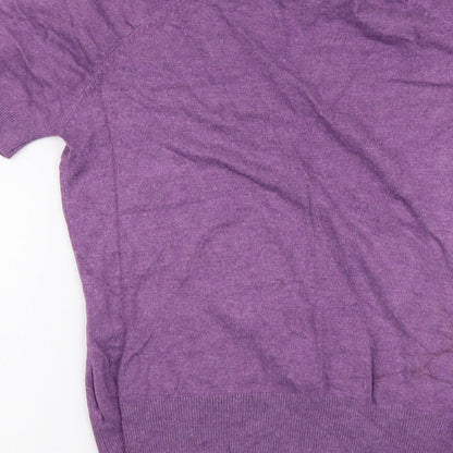 Womens UK Size 10 Warehouse Purple Pullover Jumper