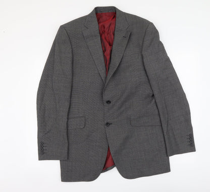 Mens UK Size L Marks and Spencer Regular Grey Suit Jacket