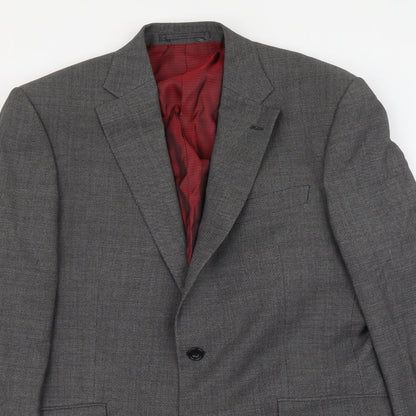 Mens UK Size L Marks and Spencer Regular Grey Suit Jacket