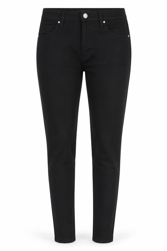 Womens UK Size 10 Denim&co Regular Fit Skinny Black Jeans